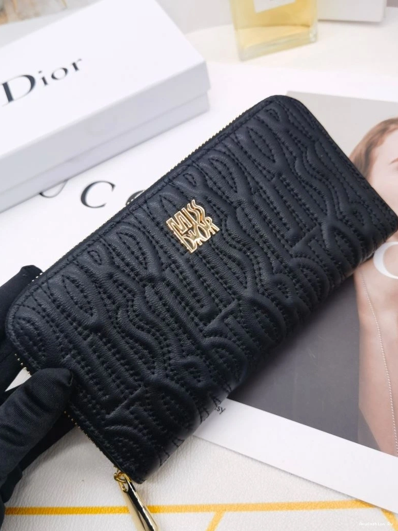 Dior Elegant Wallets Purse 86136 Christian 0629